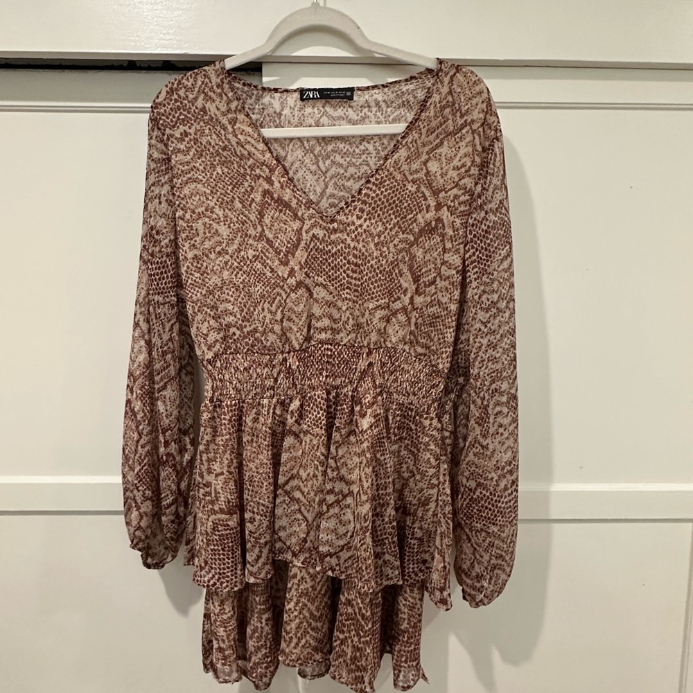 Zara dress modest fall 2022